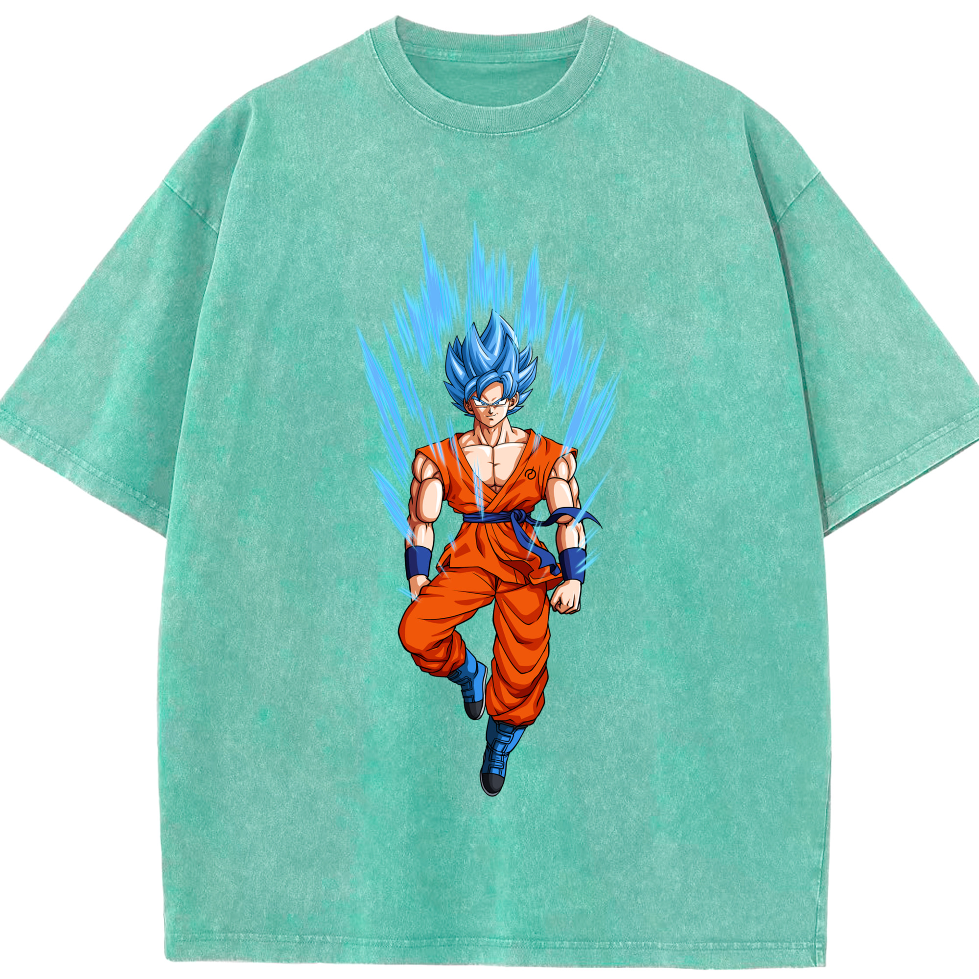 （画像用） ドラゴンボール 孫 悟飯（そんごはん）DRAGON BALL Son Gohan 綿100% ヴィンテージ風 半袖Tシャツ（フロントプリント）